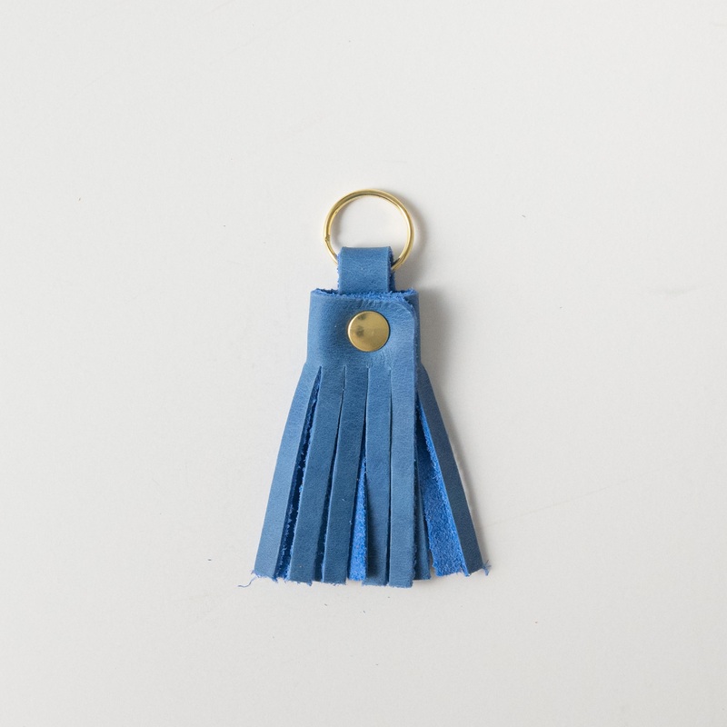 Sapphire Tassel Keychain