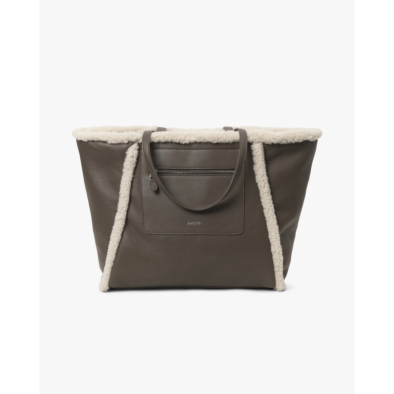 Day Faux Shearling Tote