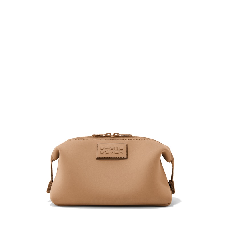 Hunter Toiletry Bag in Camel, Large