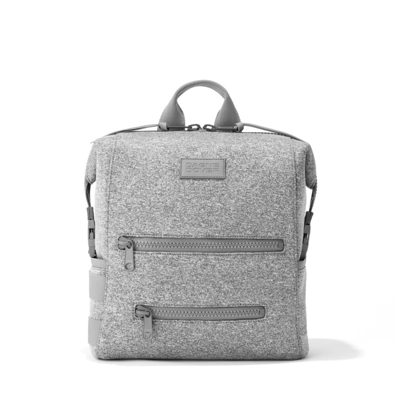 Indi Diaper Backpack in Heather Grey, Medium