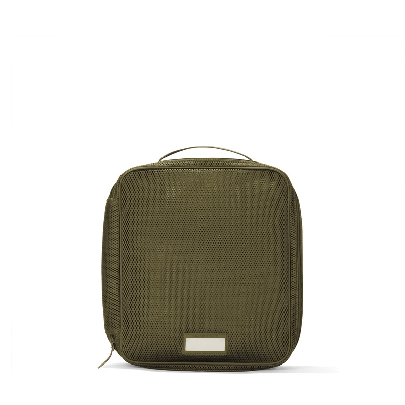 Roma Packing Cube in Dark Moss Air Mesh, Large