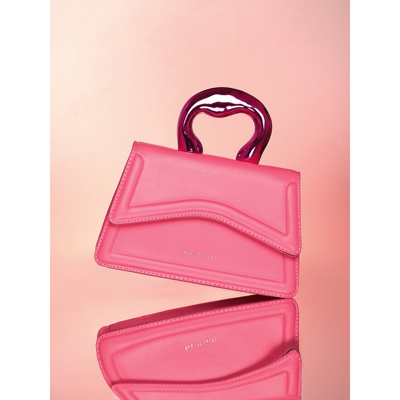 The Caldera Gloss Hand Bag - Rouge Pink