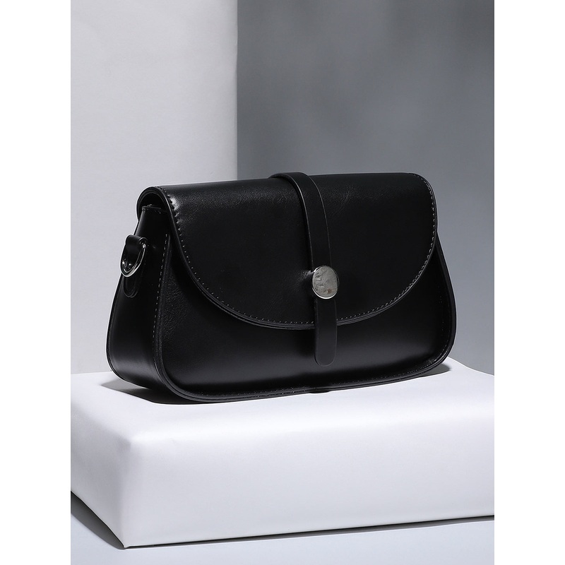 The Duske Hand Bag - Onyx Black