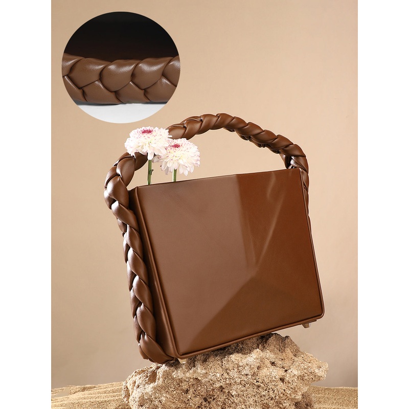 The Kaleidoscope Bucket Bag - Chocolate Brown