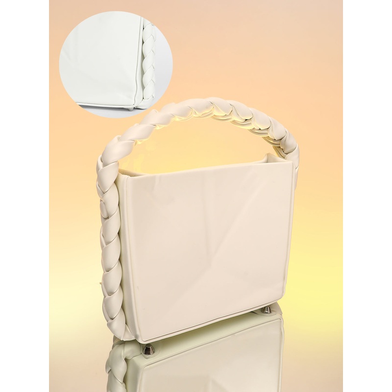 The Kaleidoscope Bucket Bag - Cream White