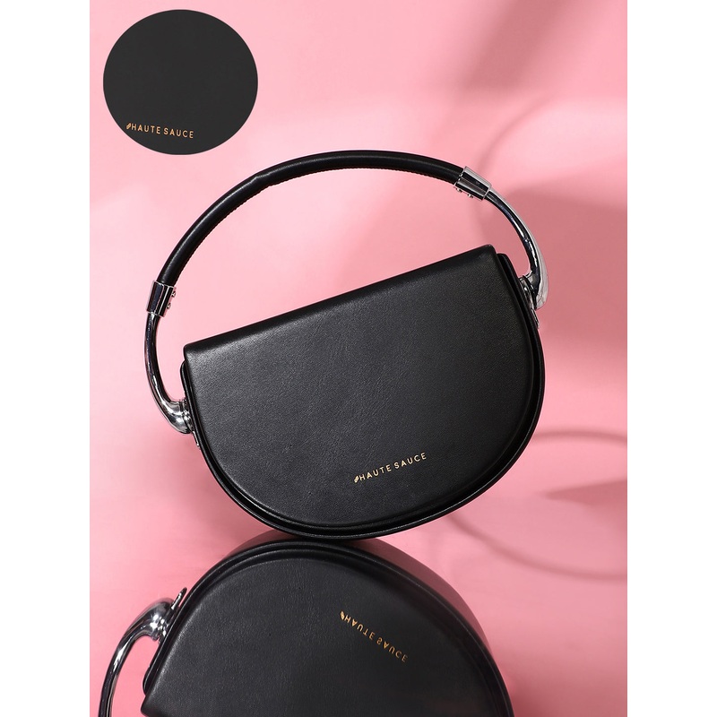 The Semi Hand Bag - Midnight Black