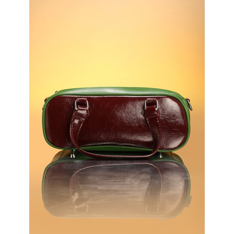 The Small Retro Bowling Bag - Kelly Green
