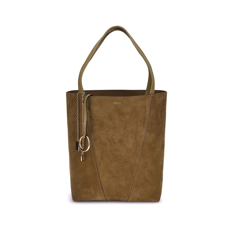 Chlo Suede Spin Tote Bag