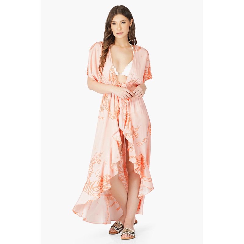 Apricot Wash Tiger Cover UP
