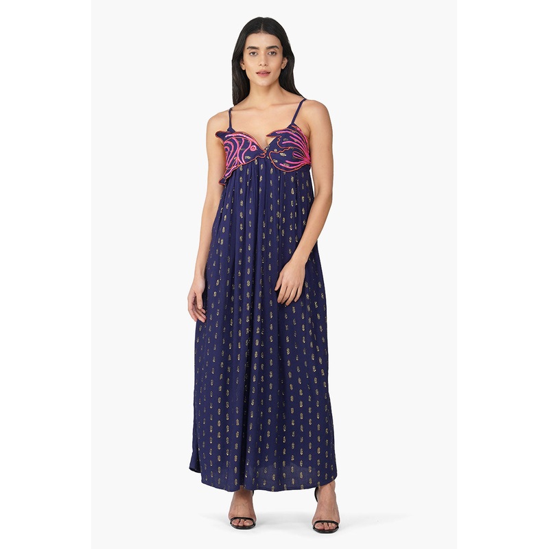 Bowfin Fish Embellished Lurex Dress