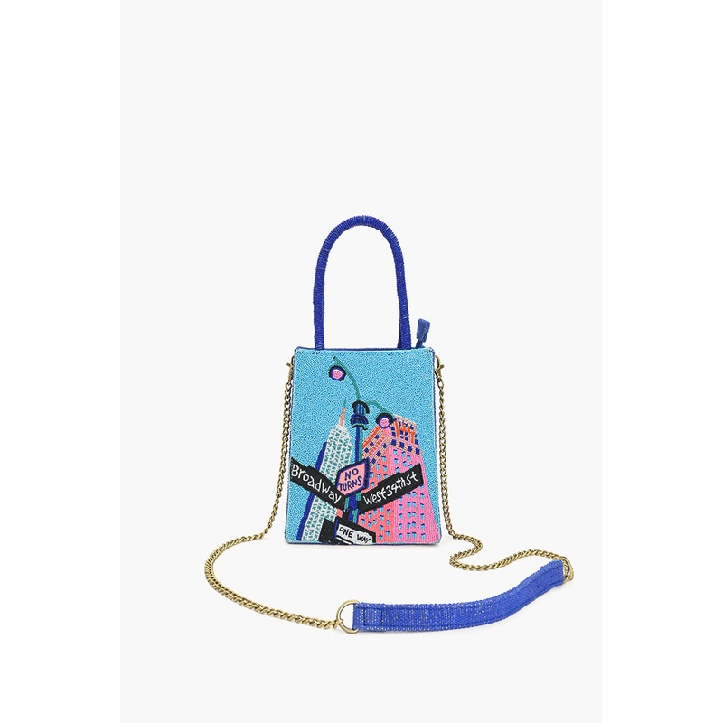 Broadway Nights Beaded Top Handle Bag