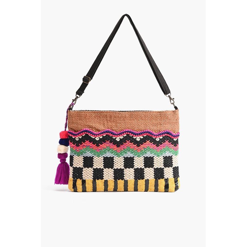 Buttercup Pit Loom Dhurri Crossbody Bag