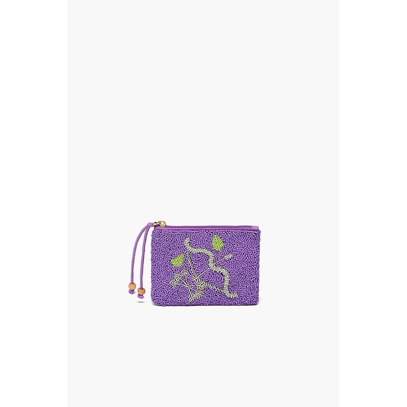 Celestial Beaded Zodiac Coin Purse-Sagittarius