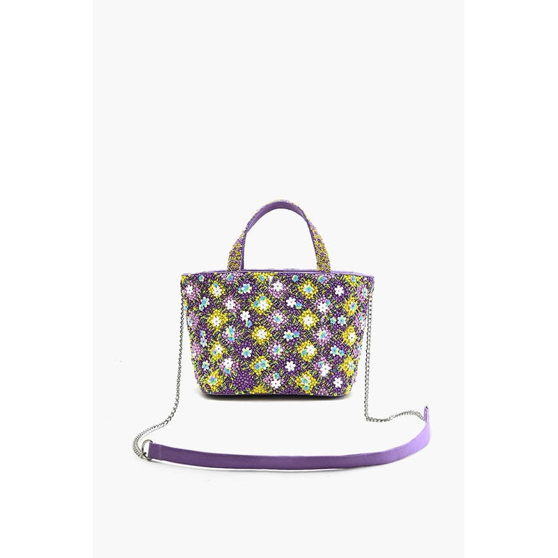Coral Crested Midi Tote