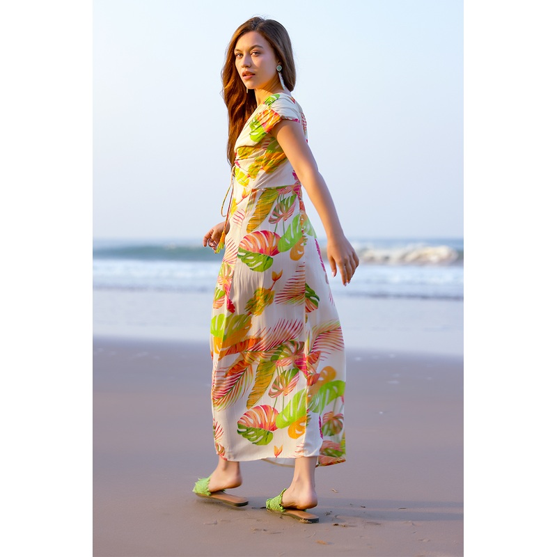 Dua Multi Tropic Printed Maxi Dress