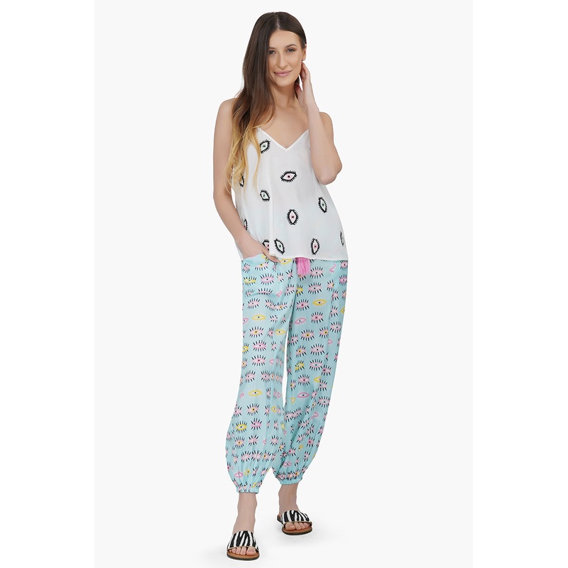 Eye-o-eye Embroidered Top