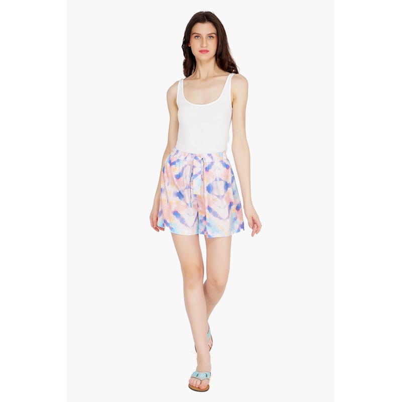 Sunkist Tie Dye Flowy Shorts