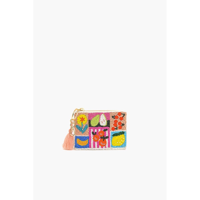 Tropical Treats Beaded Coin Pouch