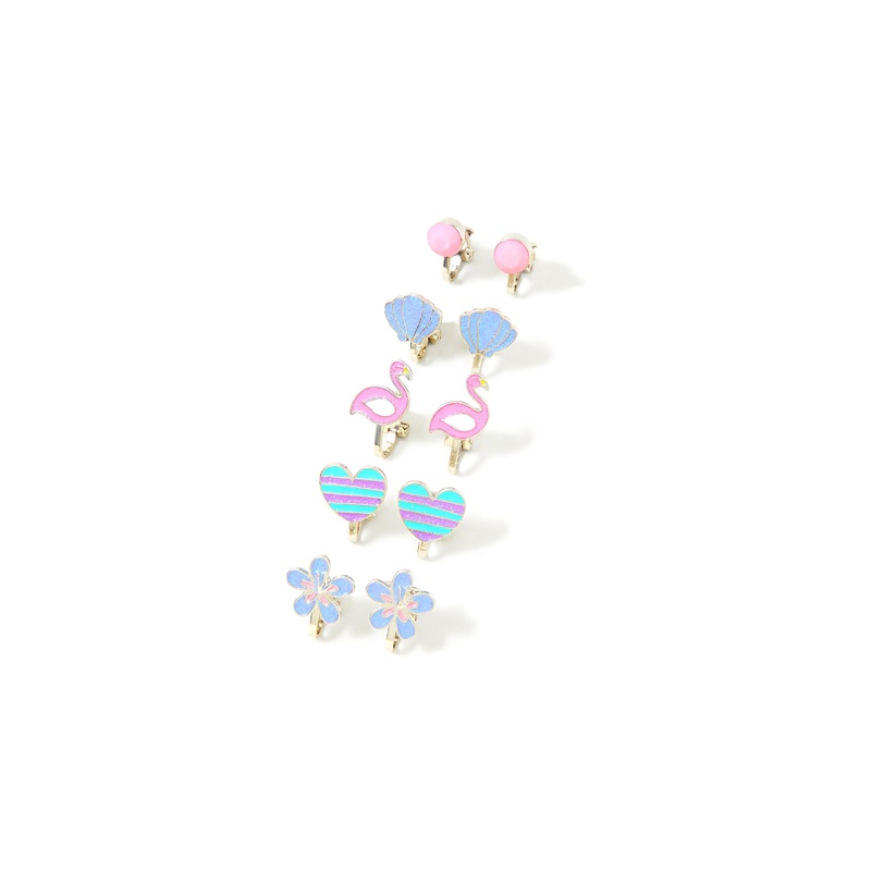 Accessorize Girl Flamingo Clip On Earrings