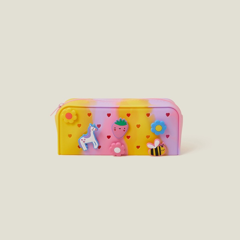 Badge Charm Pencil Case