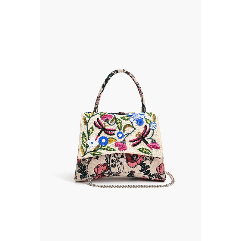 Dragonfly Dreams Kashmiri Top Handle Bag