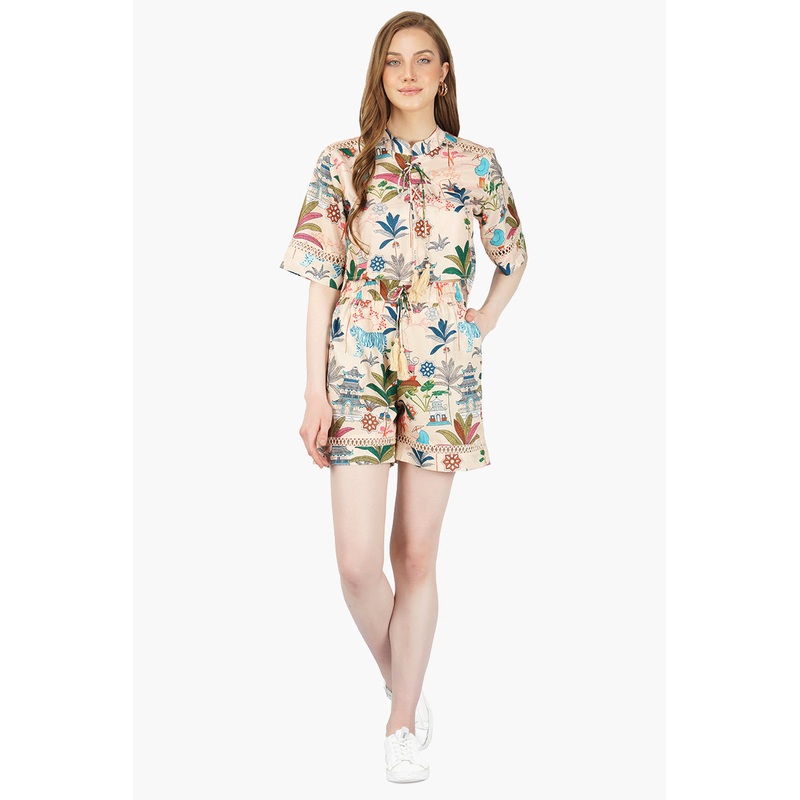 Moku Tiger Printed Shorts