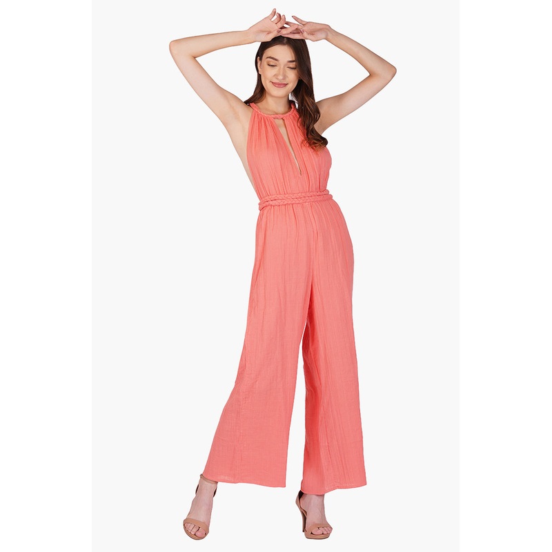 Scarlet Cotton Jumpsuit
