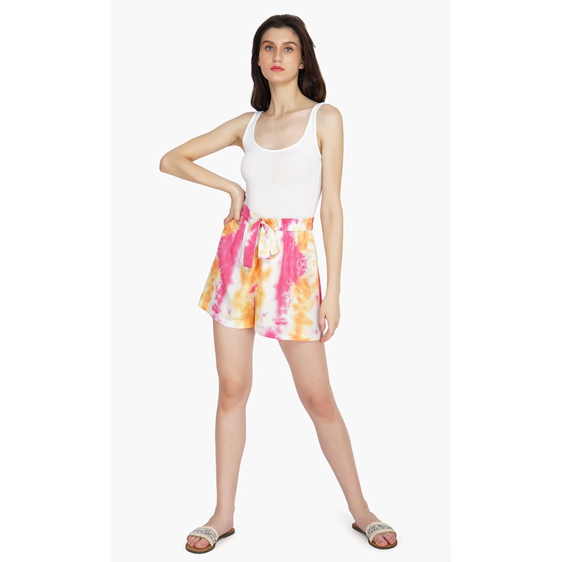 Sunrise Tie Dye Flowy Shorts
