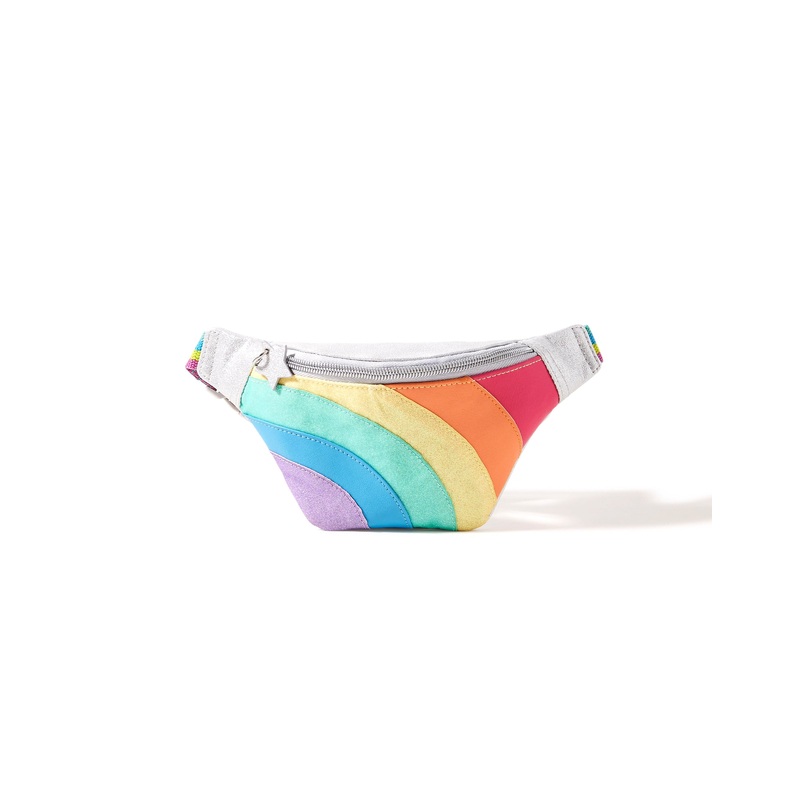 Accessorize Girl Rainbow Stripe Belt Bag