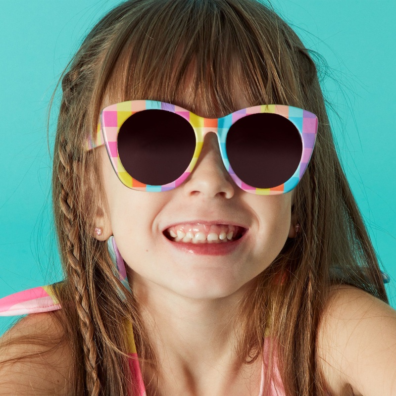 Accessorize London Girl's Check Sunglasses