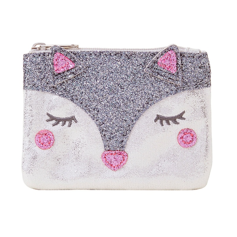 Accessorize London Girl's  Sparkle Fox Purse