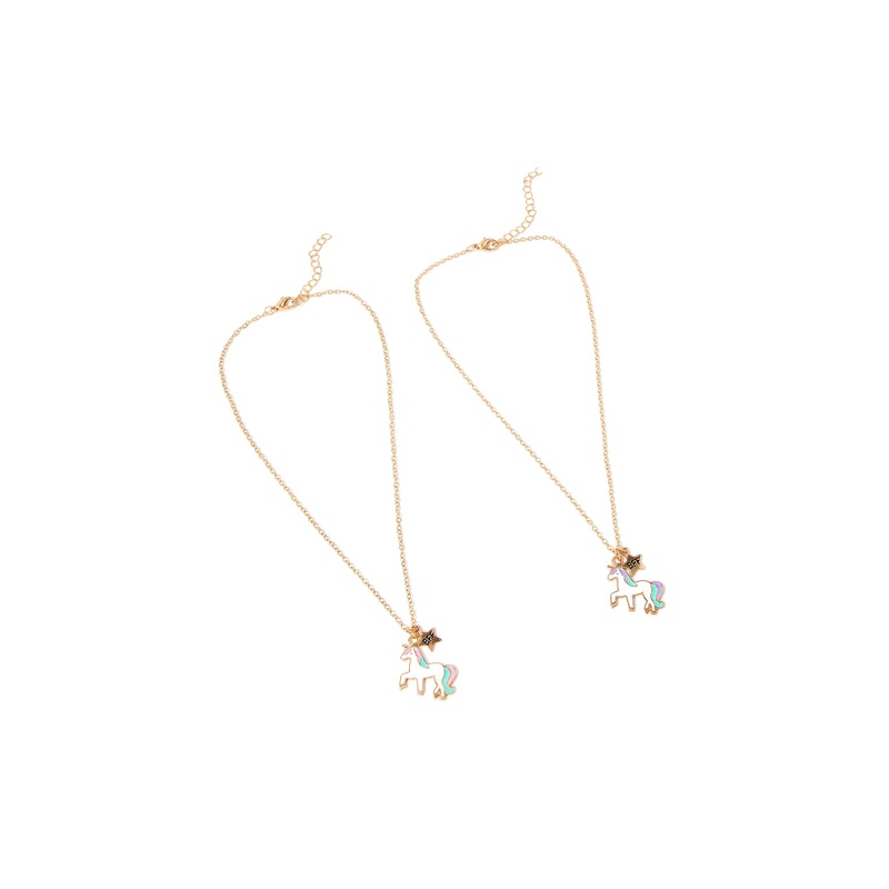 Accessorize London Unicorn Bff Necklace Set
