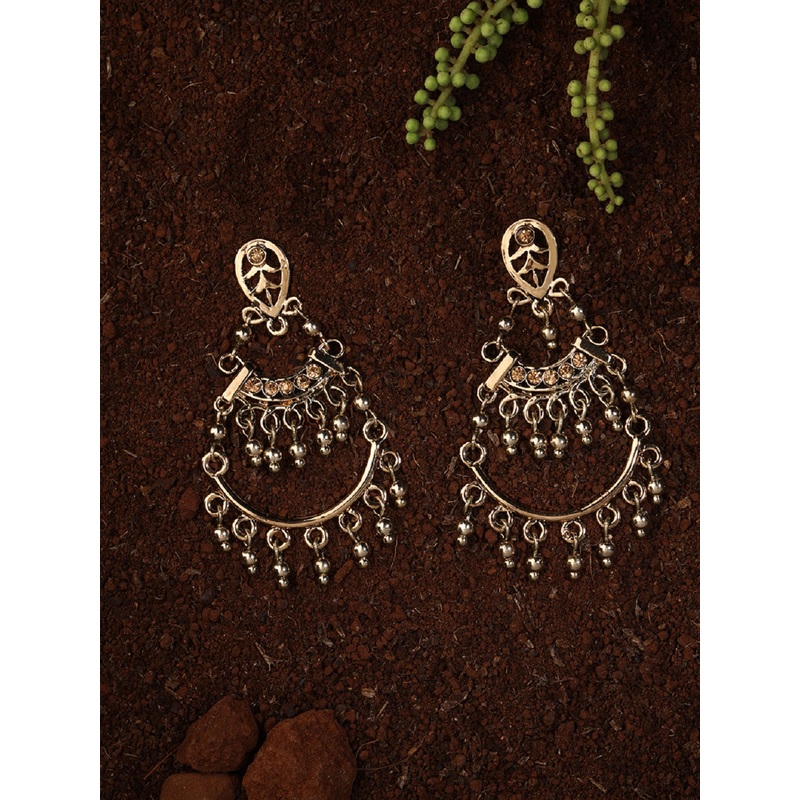 Accessorize London Women's Antique Gold Chandbalis