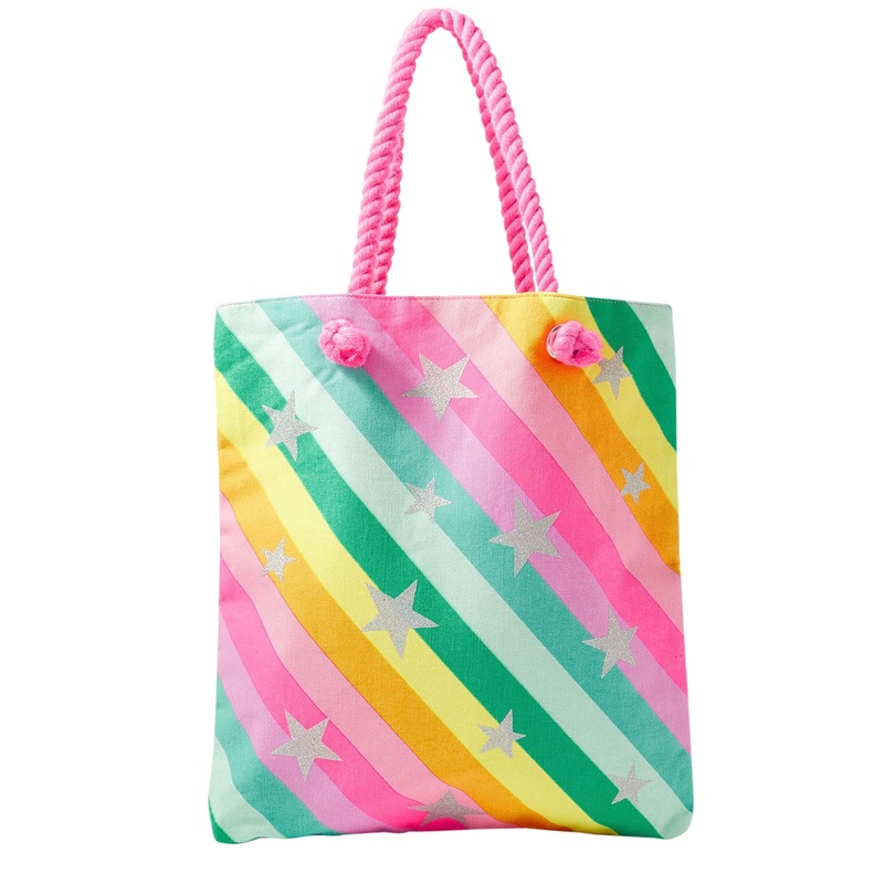 Rainbow Stripe Shopper