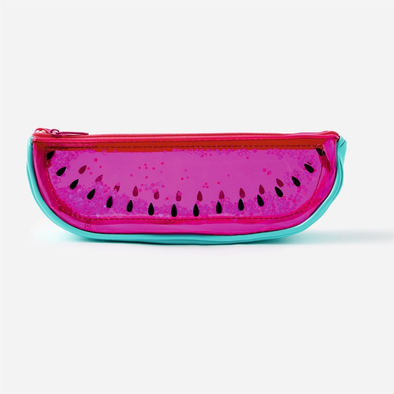 Accessorize London Glitter Jelly Watermelon Pencil Case