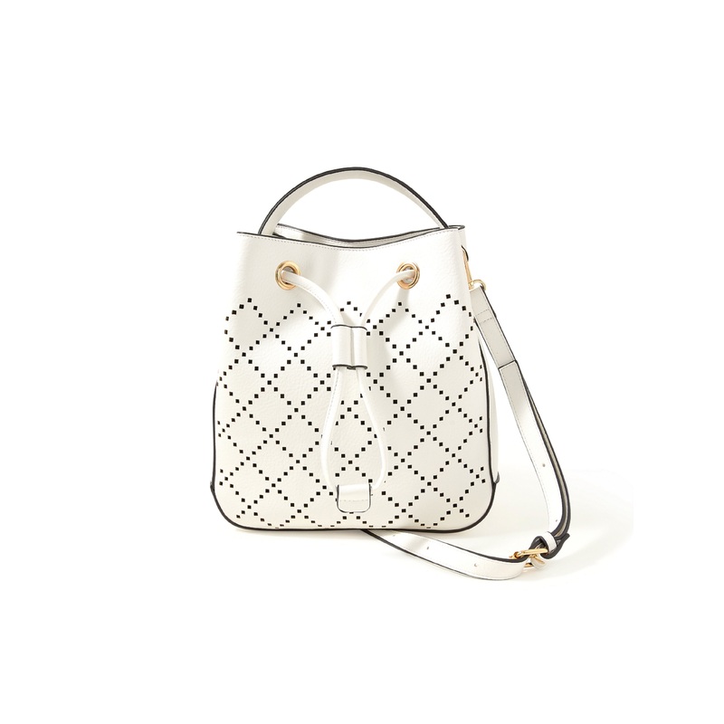 Accessorize London Women's Cut Out Xbody White