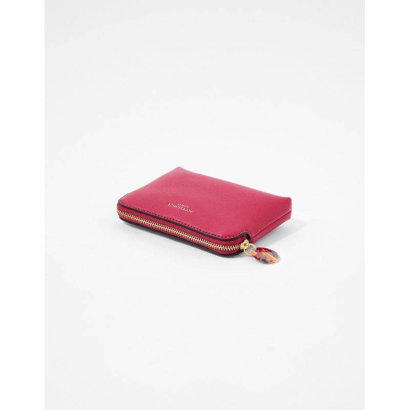 Accessorize London Women's Coin Purse Zip Around Wallet