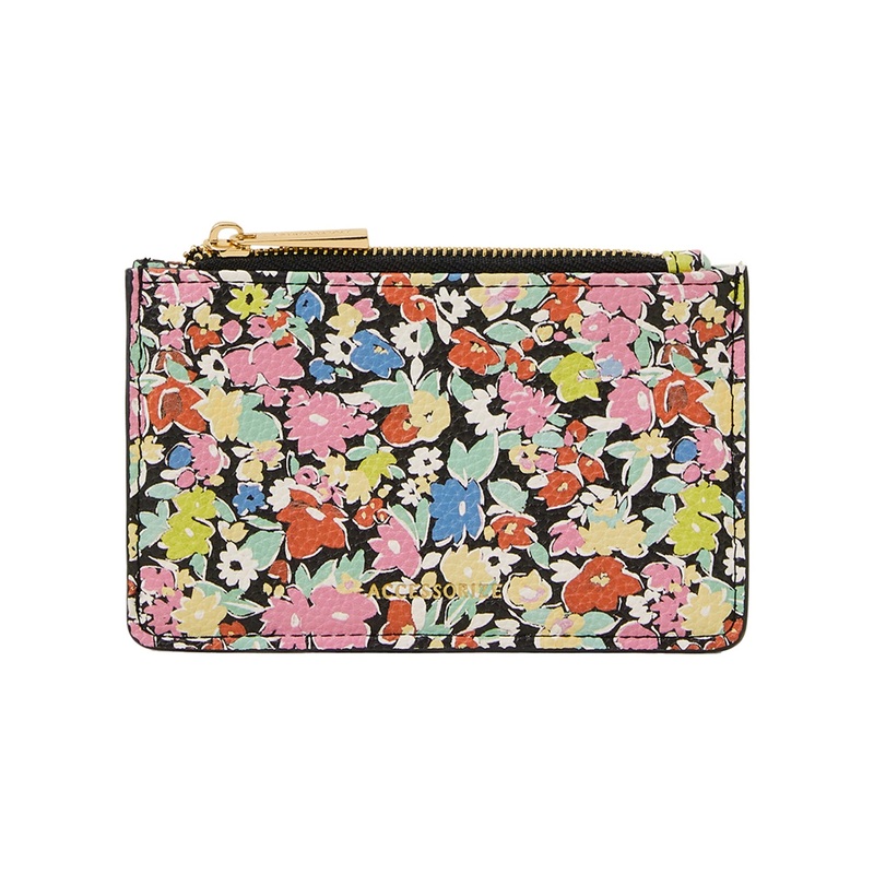 Accessorize London Women's Winter Floral Cardholder