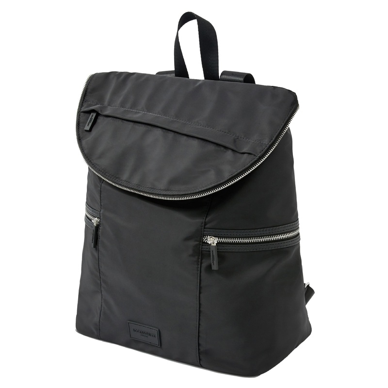 Accessorize London women's Black Gina Gym Rucksack Bag