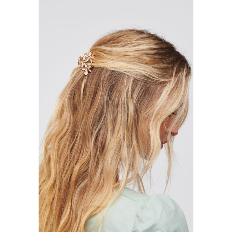 Flower Design Hair Claw - 2 Pack Hair Claw