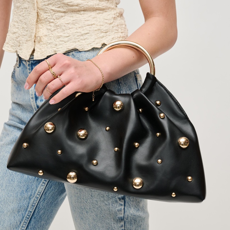Harper - Studded Clutch