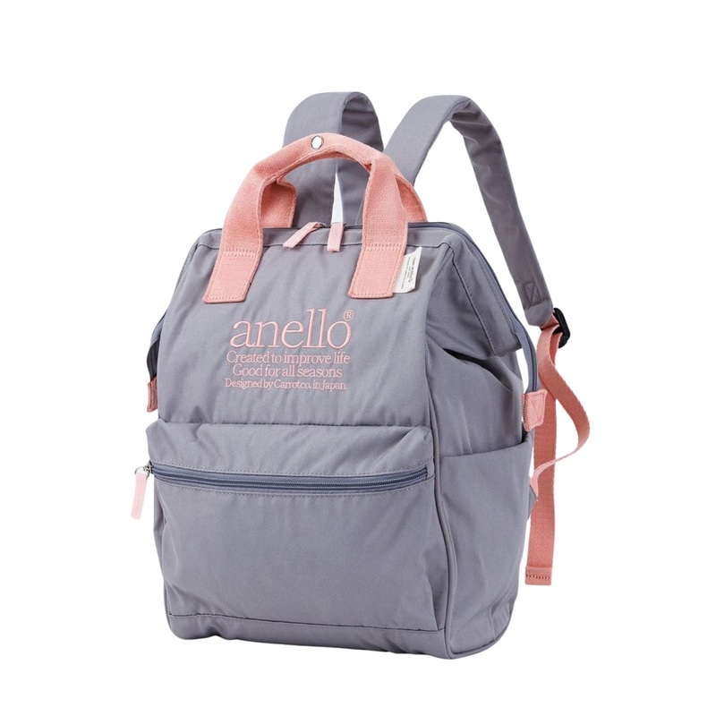 Anello Beverly Kuchigane Backpack R (Grey)