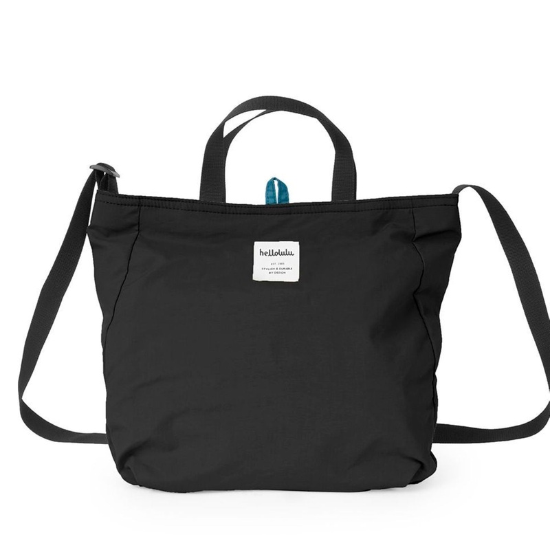 Hellolulu Jolie Double Sided 2 Way Shoulder Bag (Black/Marine Blue)