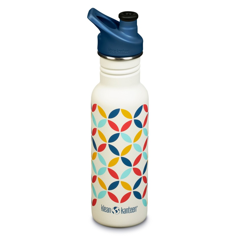 Klean Kanteen Classic 18oz Water Bottle (with Sport Cap) V2 (Retro Dot)