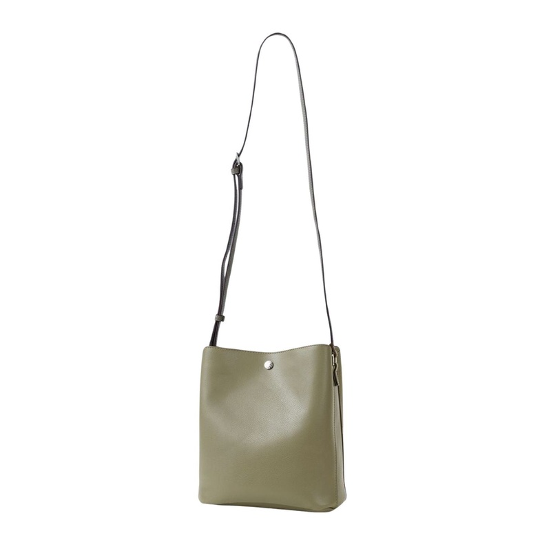 Legato Largo Light Weight Series Vertical Shoulder Bag (Olive)