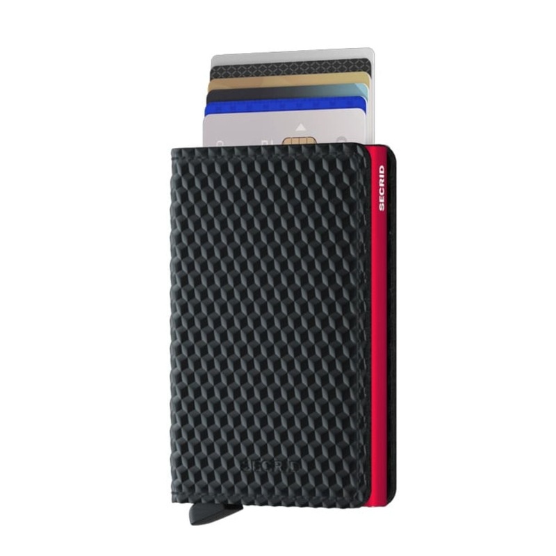 Secrid Slimwallet - Cubic Black-Red