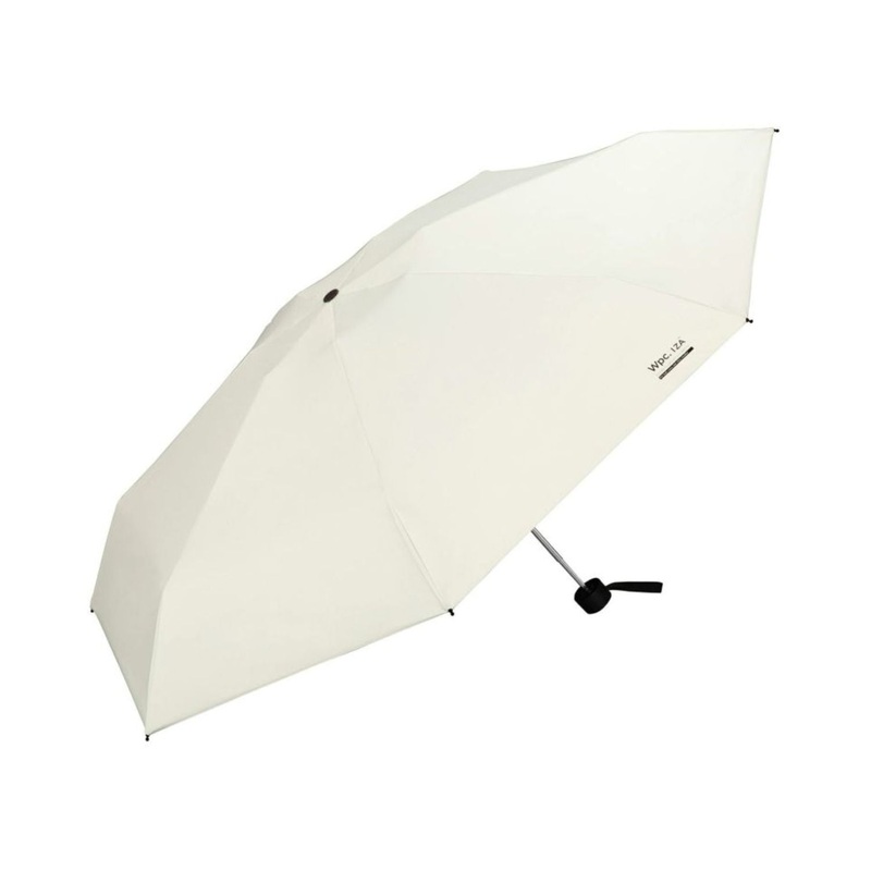 WPC IZA Large & Compact UV Protection UPF 50+ Umbrella 58cm (Off White)