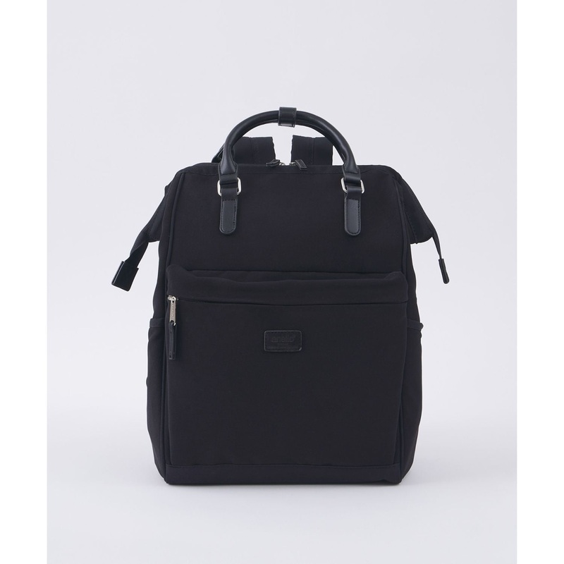 Anello New Retro Kuchigane Backpack Slim R (Black)