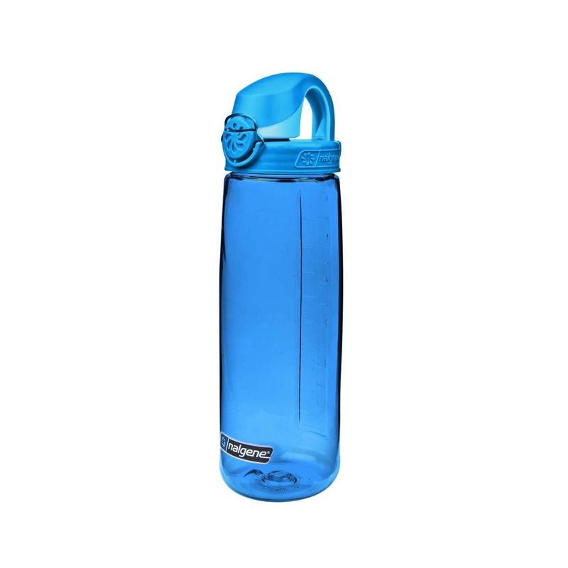 Nalgene 24oz On-The-Fly (OTF) Sustain Water Bottle - Slate Blue with Glacial Cap
