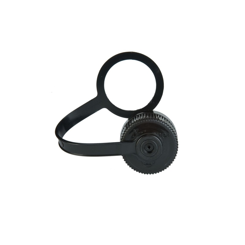 Nalgene Narrow Mouth Water Bottle 38mm Loop-Top Cap - Black